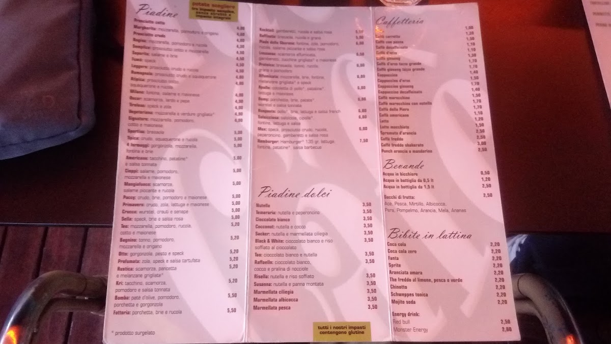 Piada Café di Pallanza Photo Menu 9