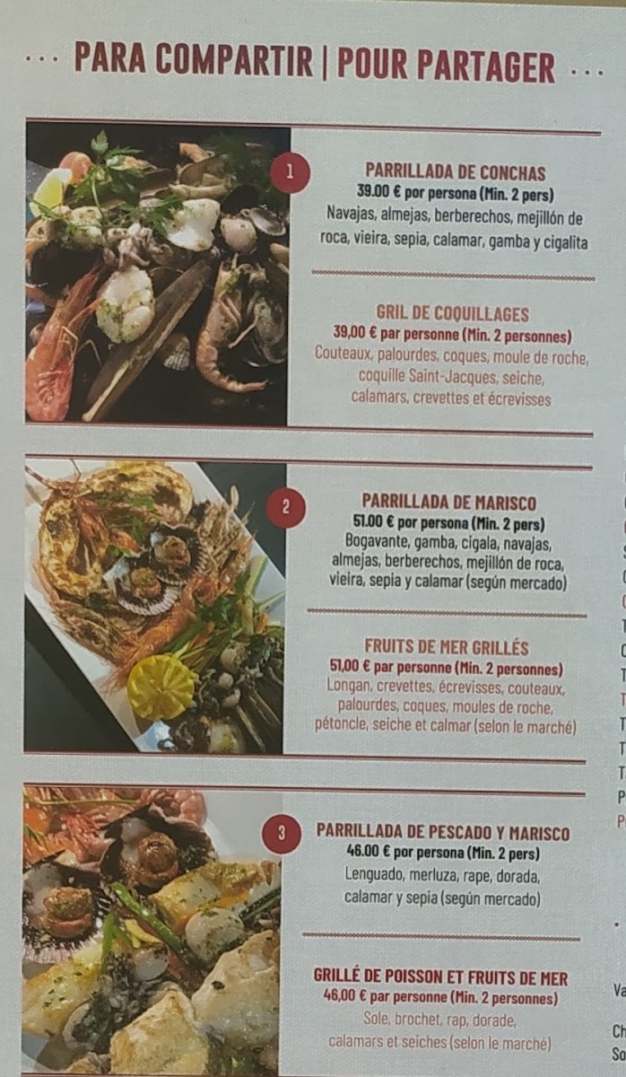 La Terrassa d'Empúries Photo Menu 3