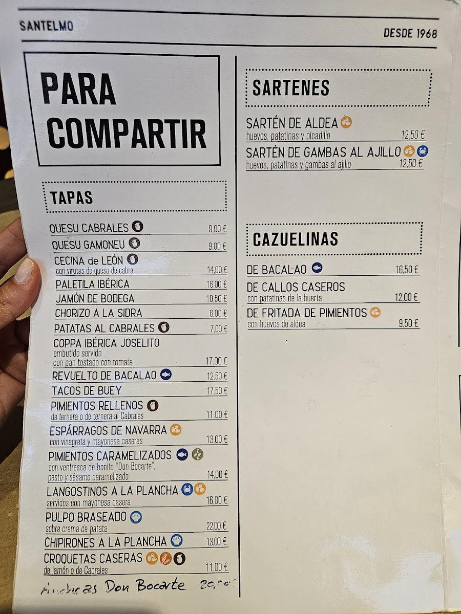 Santelmo Restaurante Cafetería Photo Menu 1