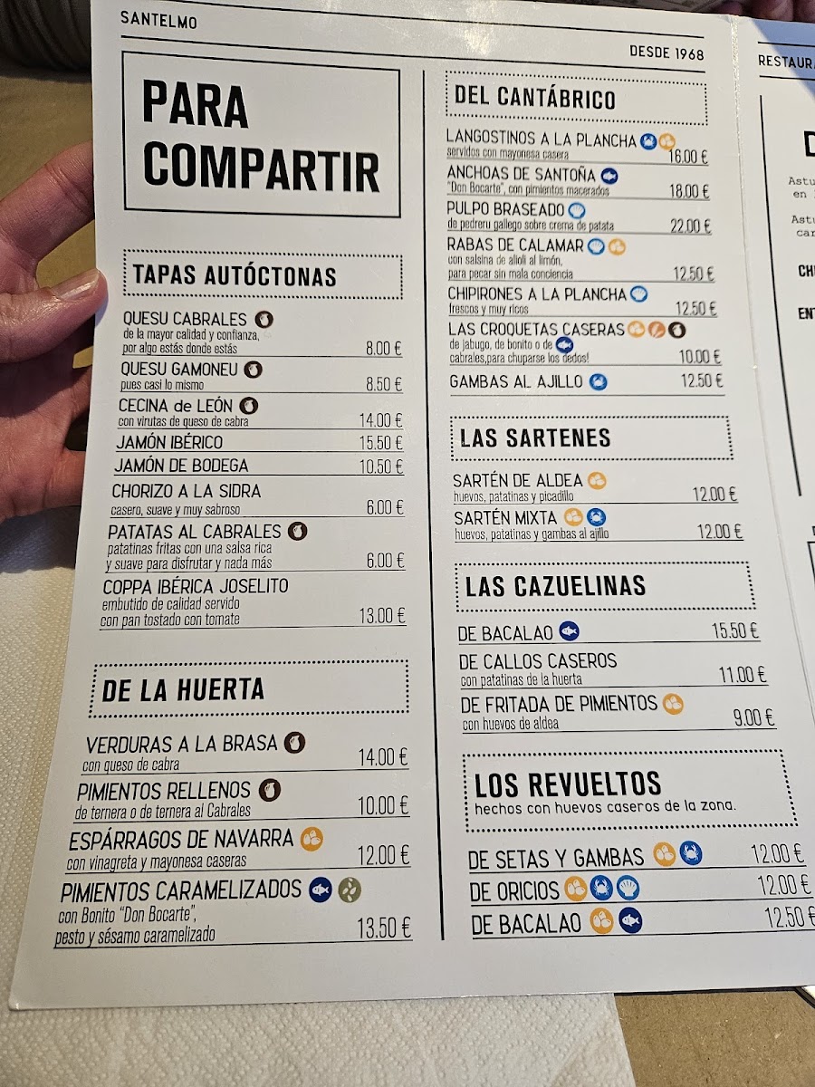 Santelmo Restaurante Cafetería Photo Menu 3