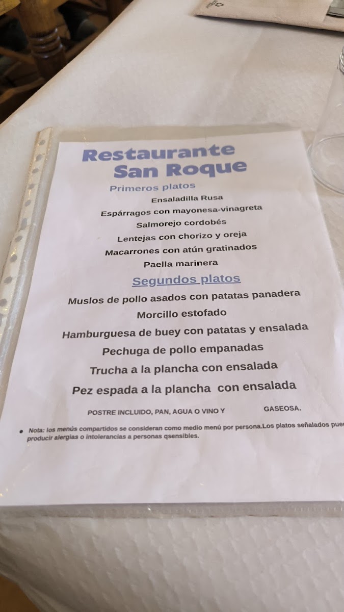 Restaurante San Roque Photo Menu 4