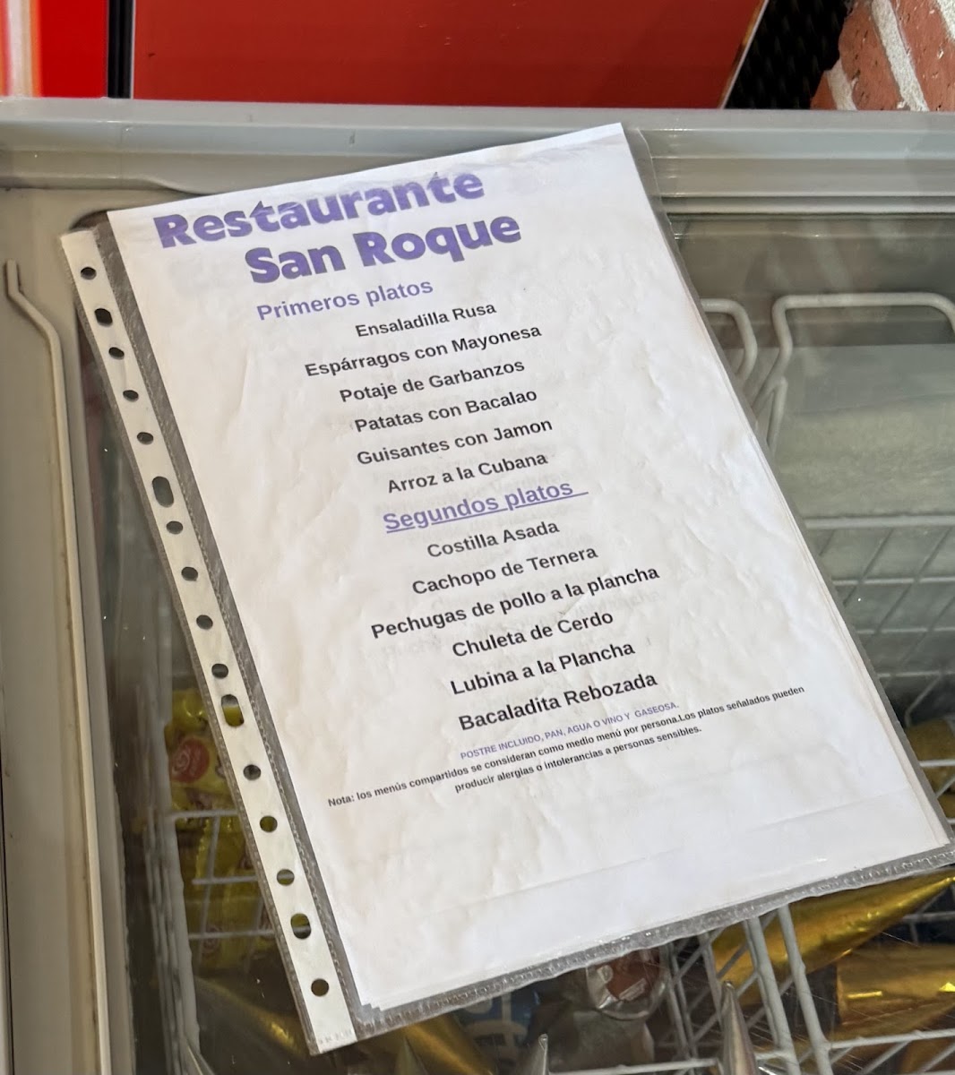Restaurante San Roque Photo Menu 5