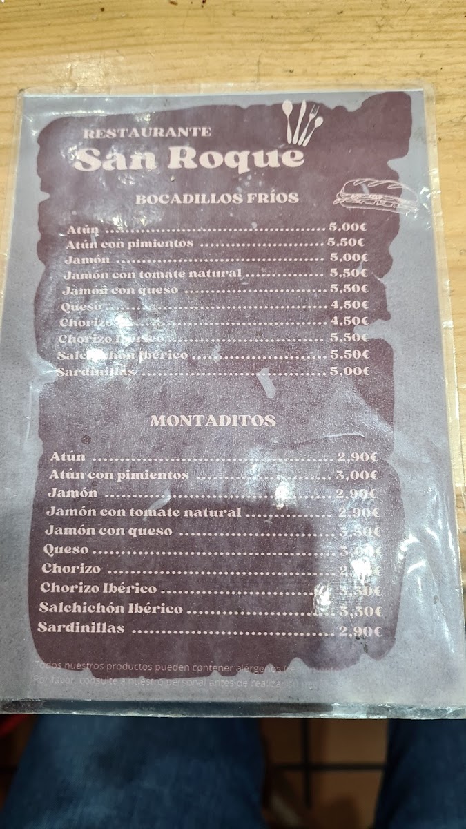 Restaurante San Roque Photo Menu 6