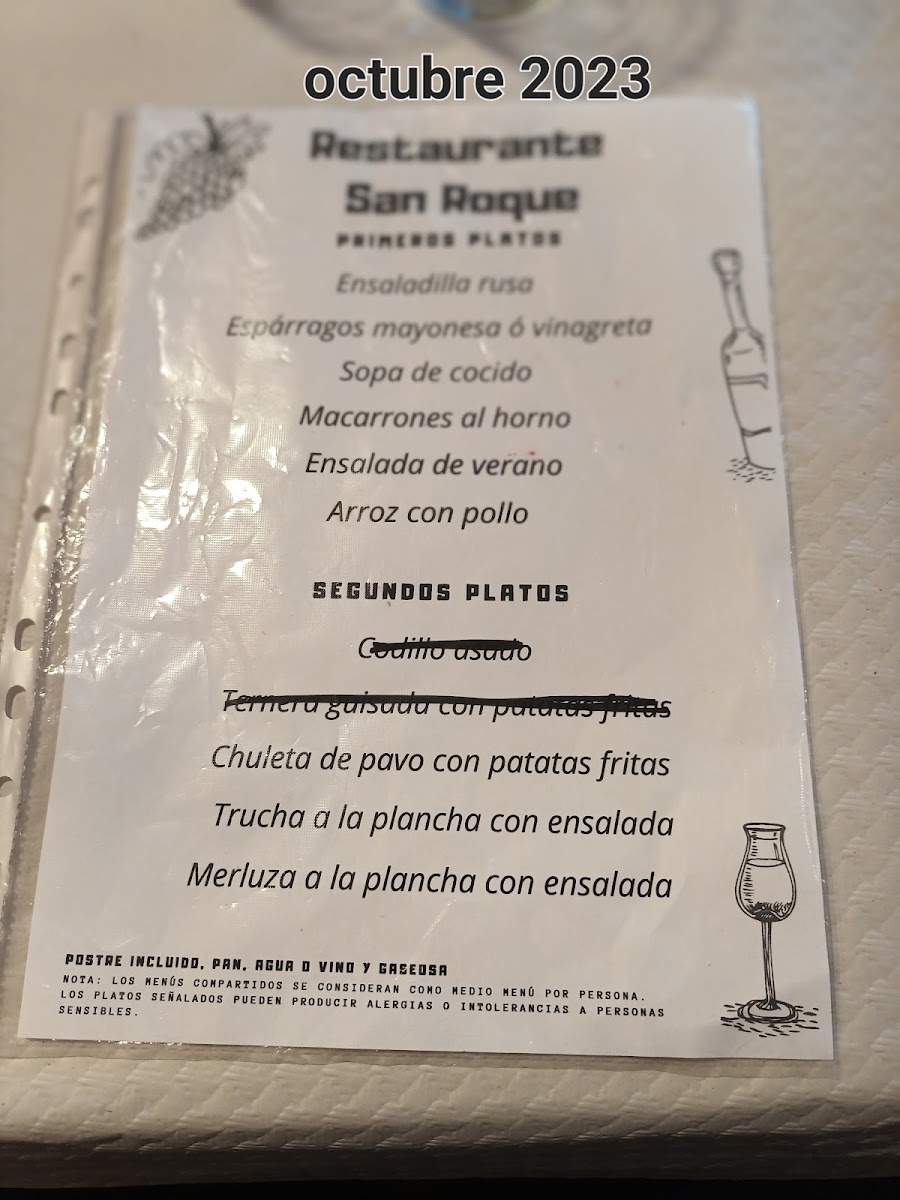 Restaurante San Roque Photo Menu 7