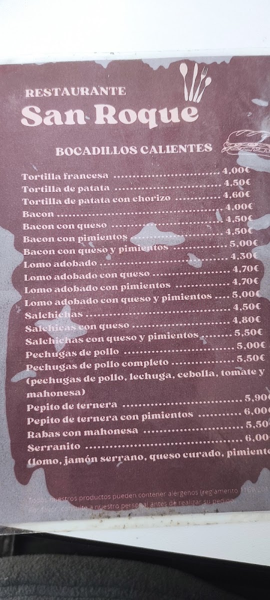 Restaurante San Roque Photo Menu 8