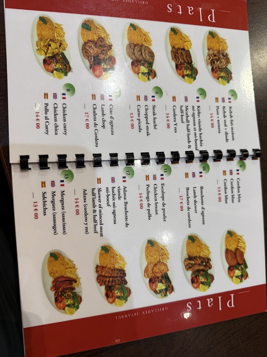 Grillades Istanbul (Chez Gentillesse) Photo Menu 10