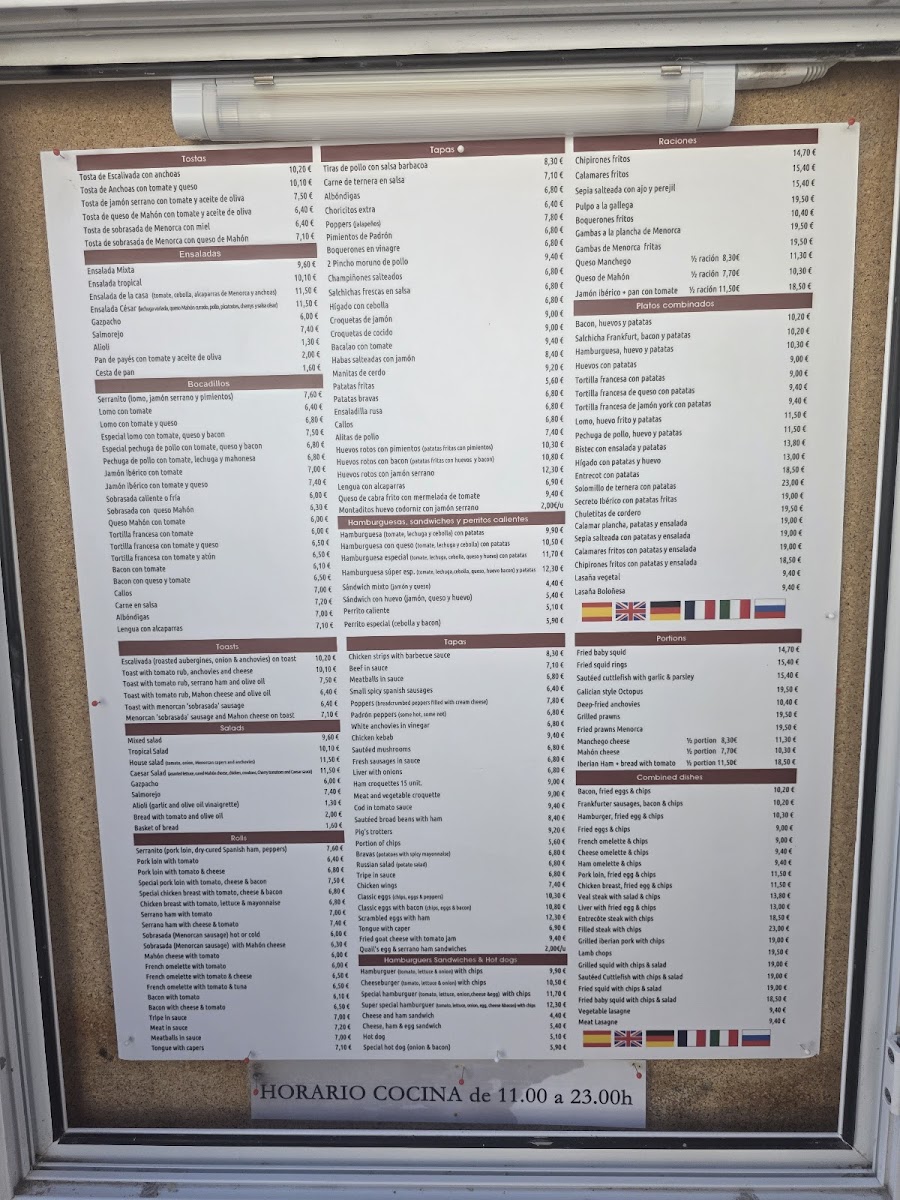 Café Bar Camacho Photo Menu 2