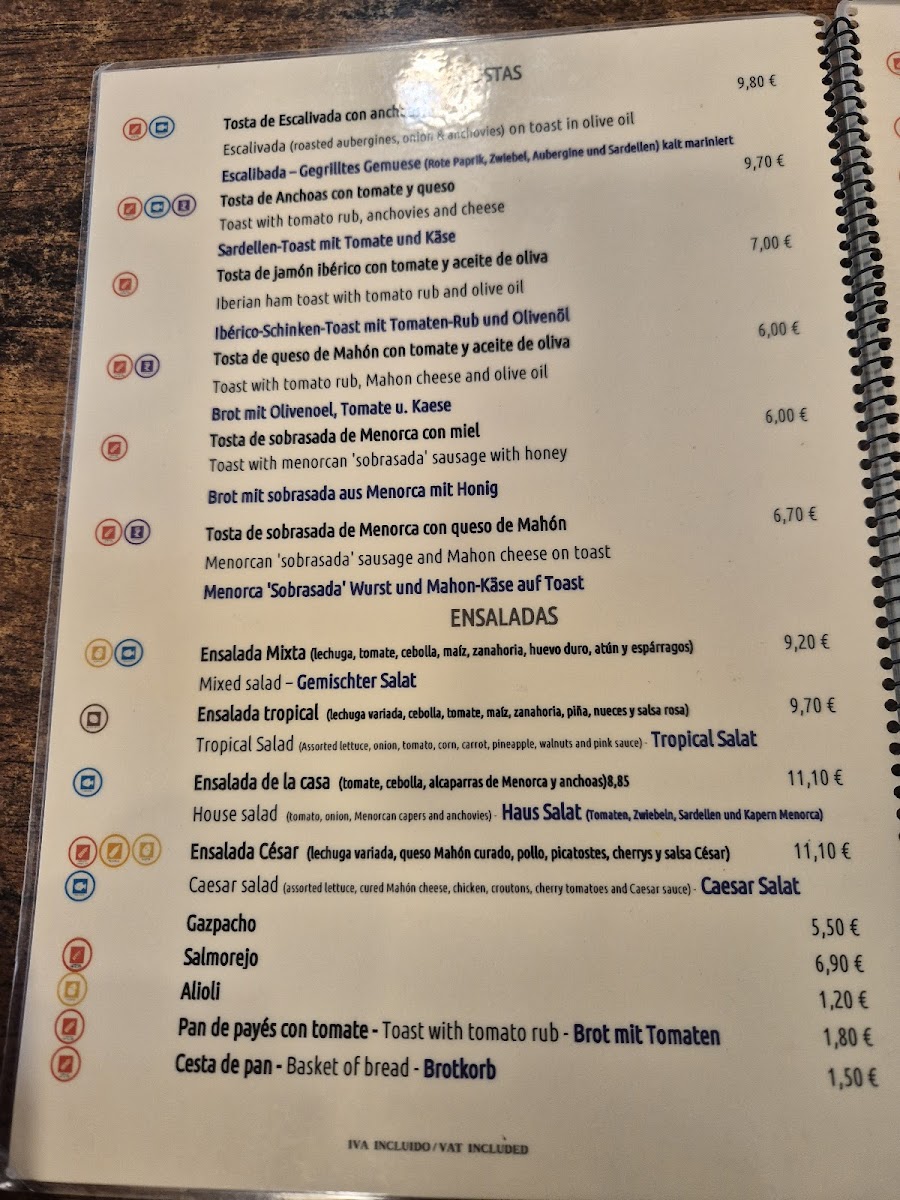 Café Bar Camacho Photo Menu 6