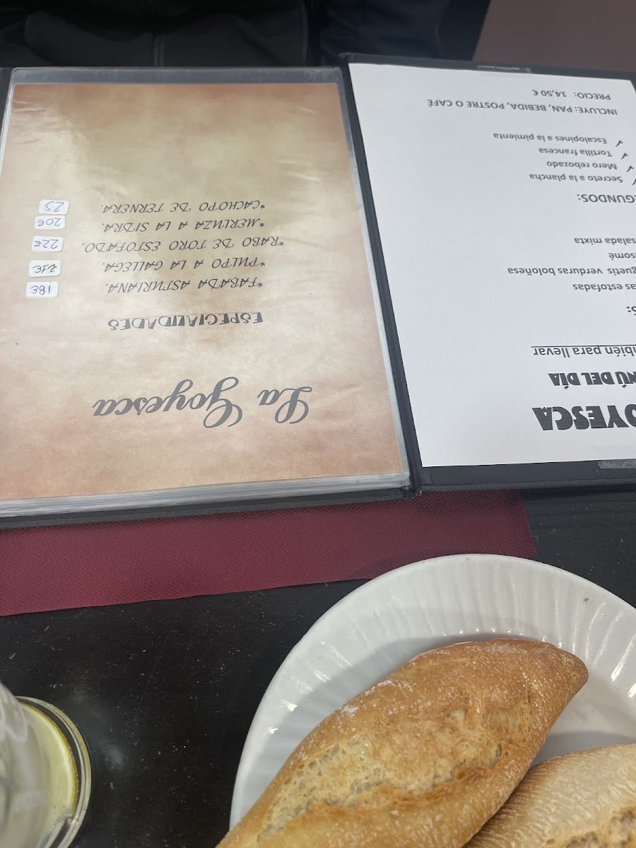La Goyesca Photo Menu 2