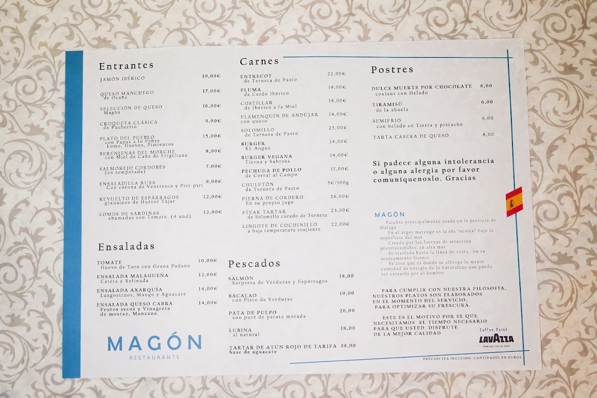 Restaurante MAGÓN Photo Menu 3
