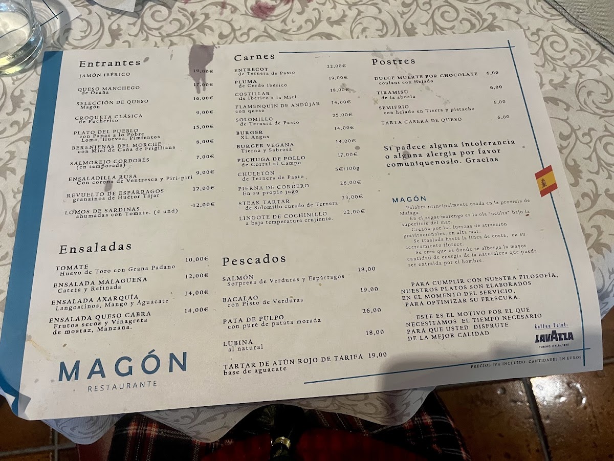 Restaurante MAGÓN Photo Menu 5
