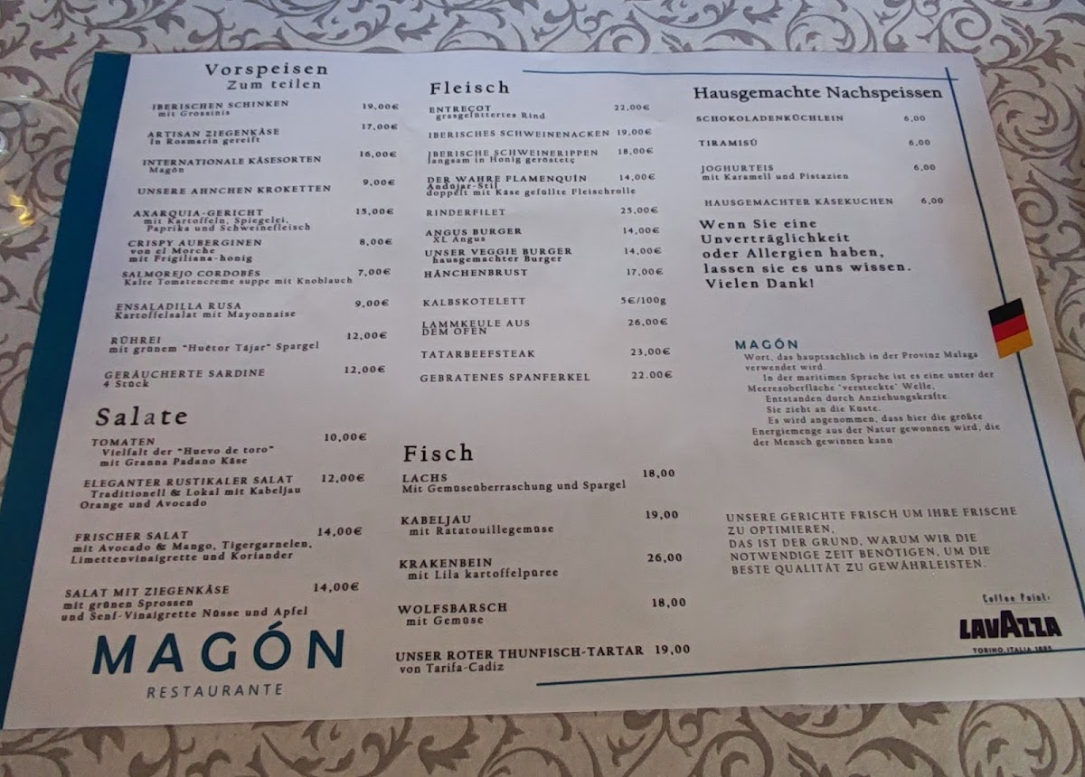 Restaurante MAGÓN Photo Menu 6
