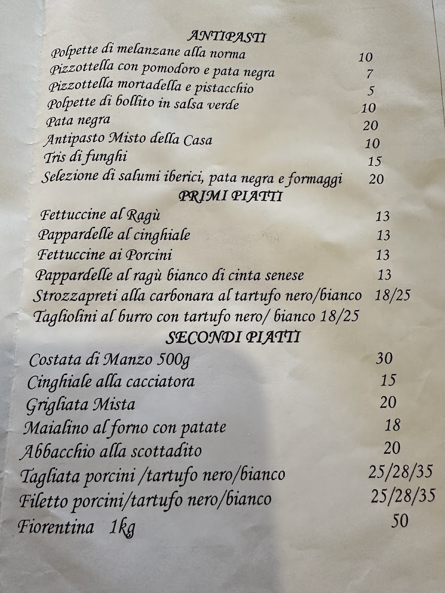 Dal Sorcetto Photo Menu 1