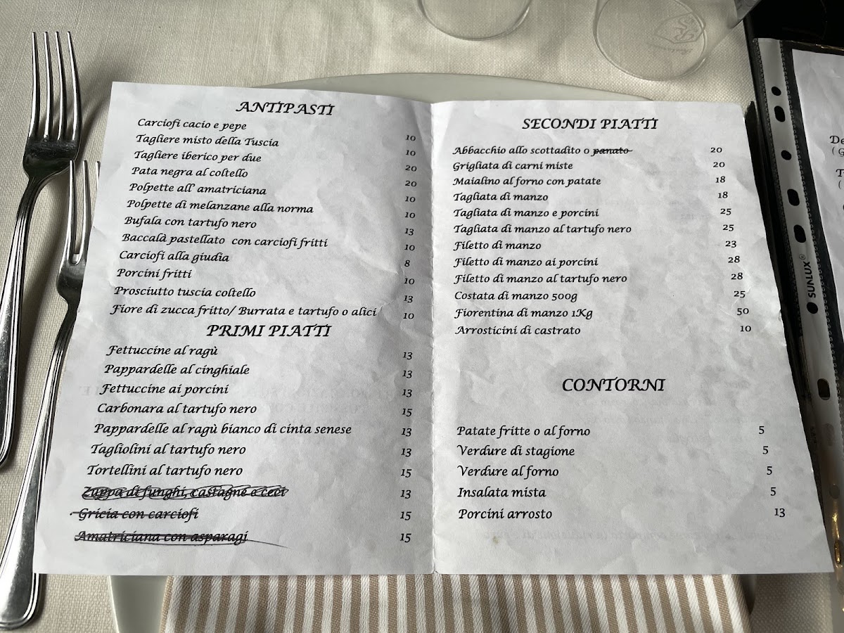 Dal Sorcetto Photo Menu 2