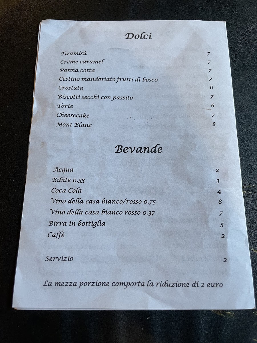 Dal Sorcetto Photo Menu 3