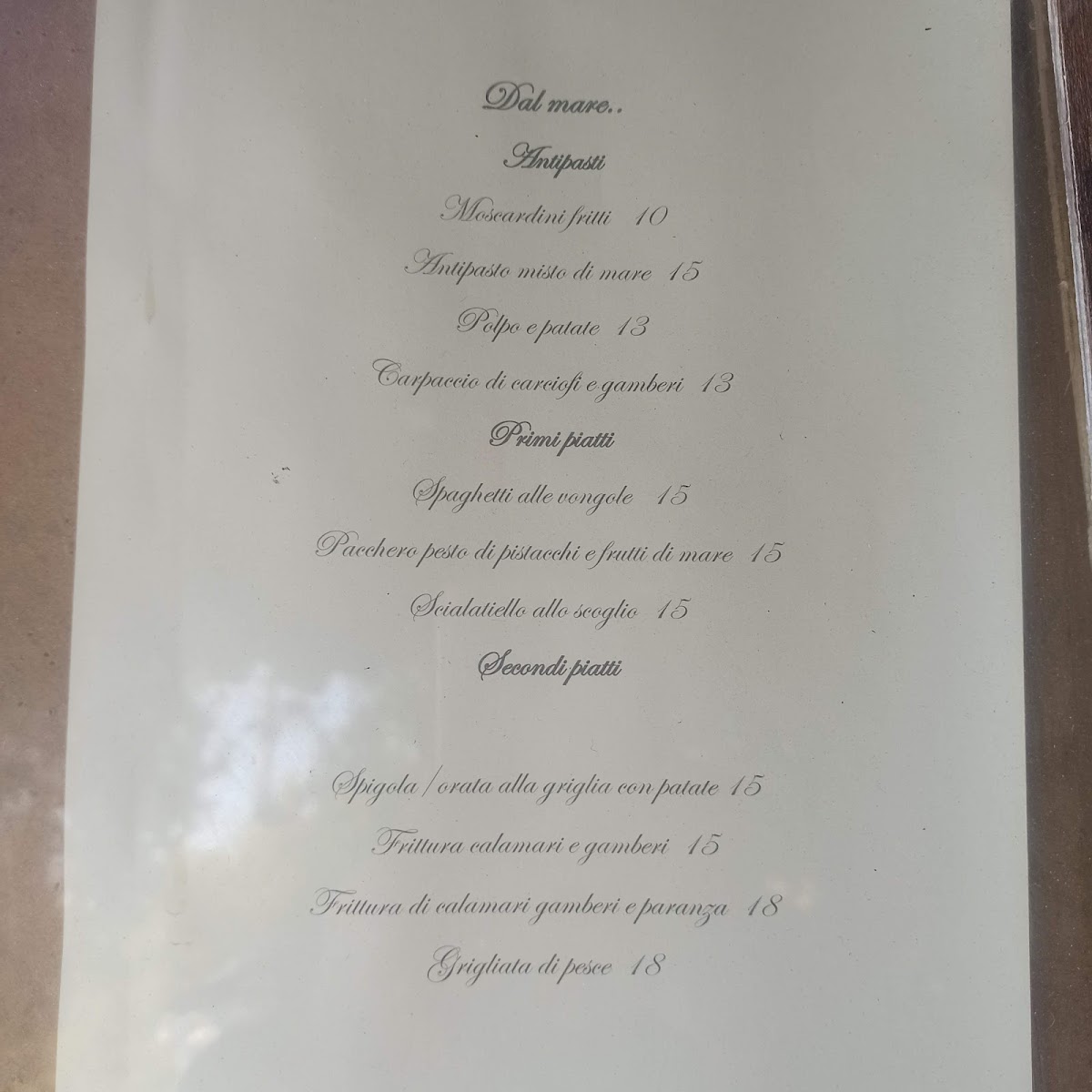 Dal Sorcetto Photo Menu 5