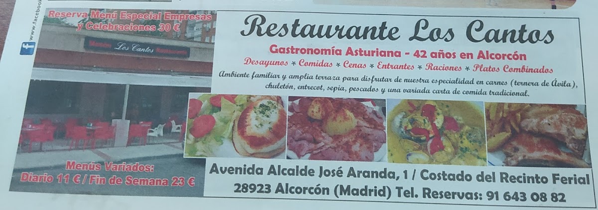 Restaurante Los Cantos Photo Menu 5