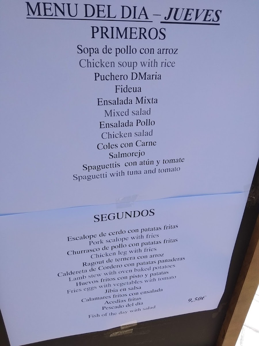 Restaurante D´Maria Photo Menu 10