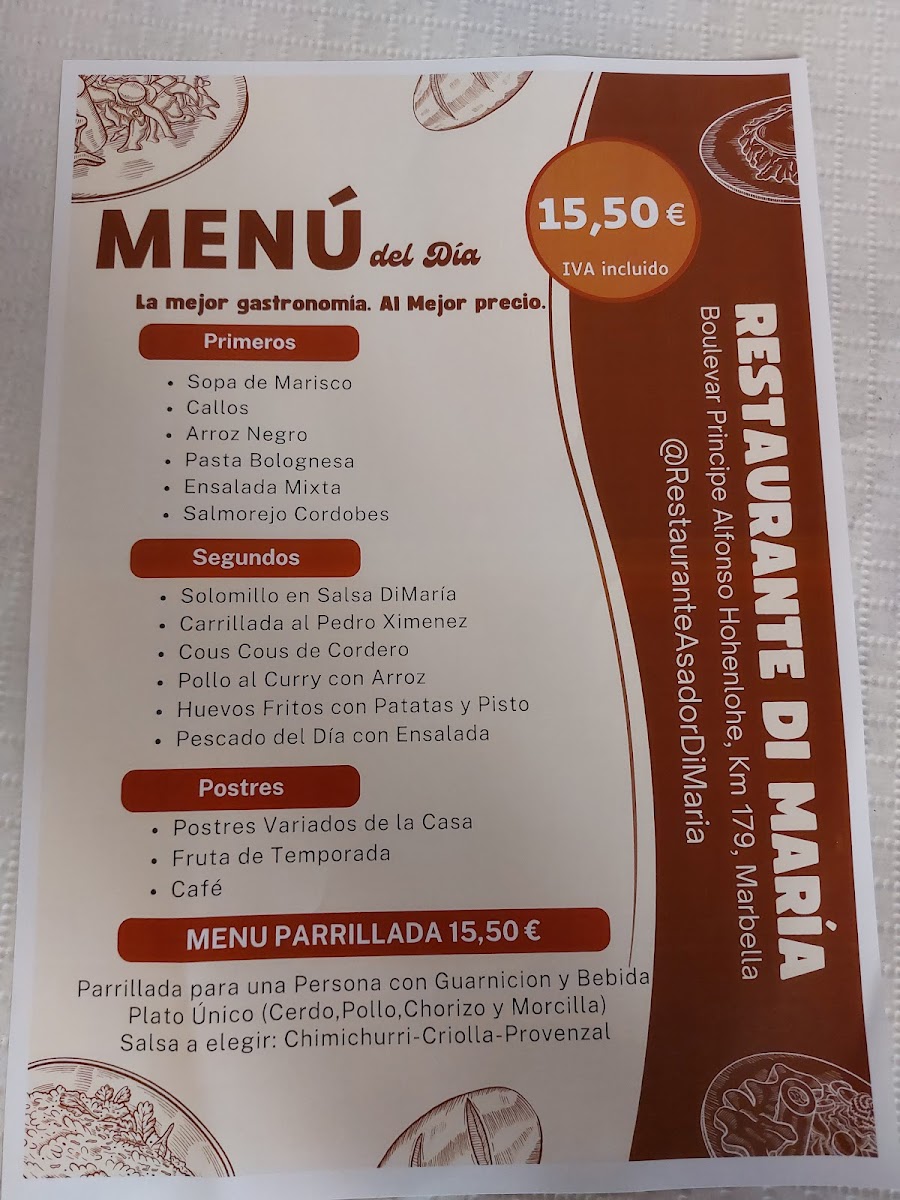 Restaurante D´Maria Photo Menu 6