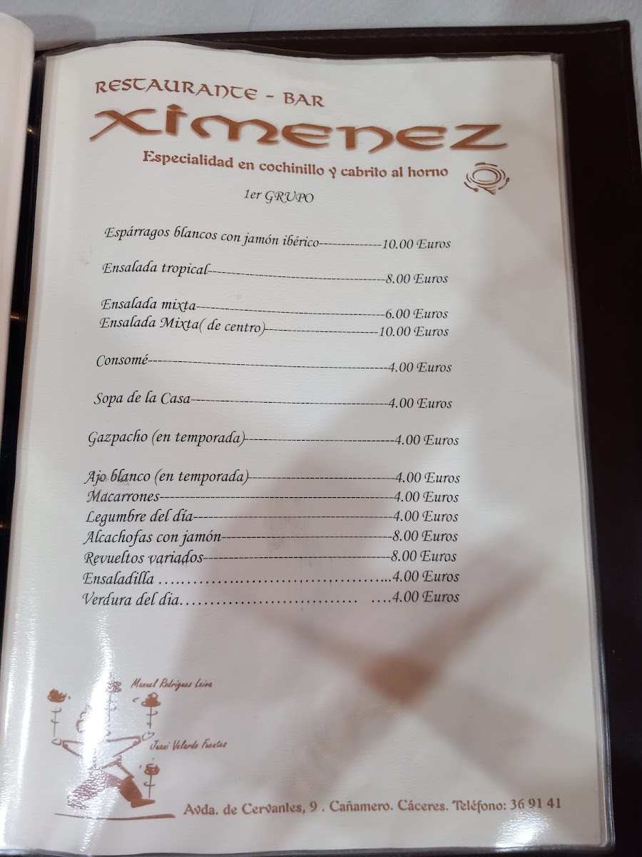 Ximénez Restaurante Photo Menu 8