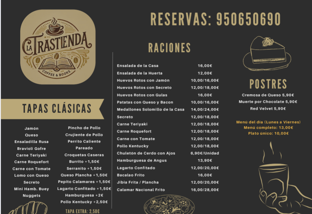 La Trastienda del Mundo Photo Menu 1