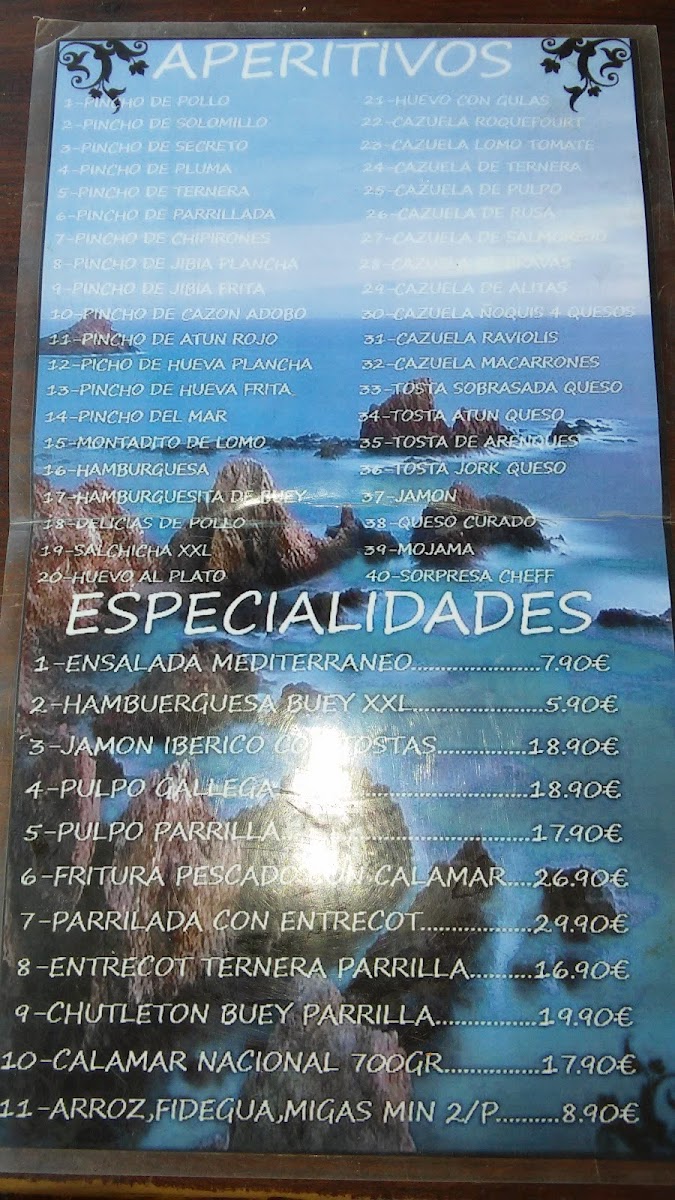 La Trastienda del Mundo Photo Menu 2