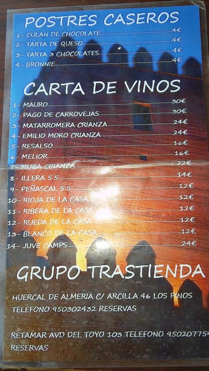 La Trastienda del Mundo Photo Menu 7