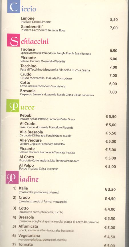 Caffè Napoli Photo Menu 6