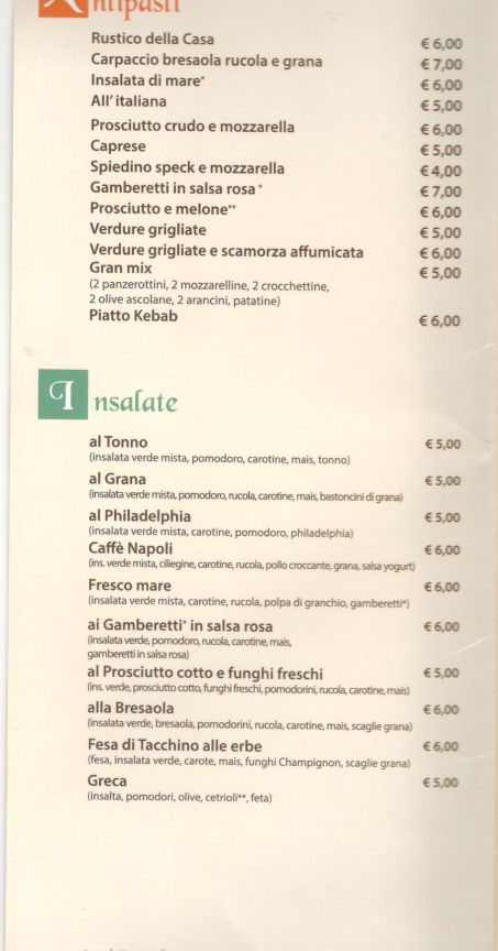 Caffè Napoli Photo Menu 7
