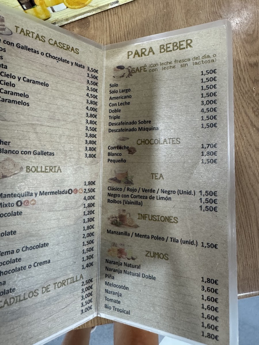 Cafetería La Ponderosa Photo Menu 6