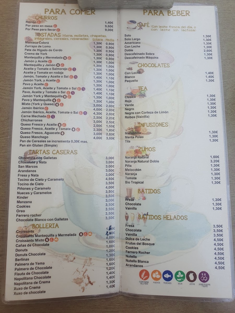 Cafetería La Ponderosa Photo Menu 9