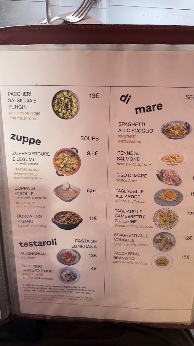 La Torre Ristorante Pizzeria Photo Menu 4