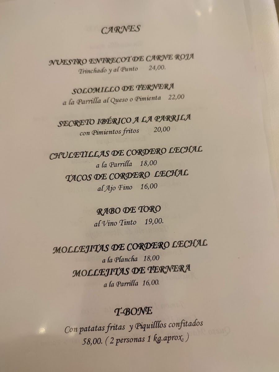 Hostal Restaurante La Tinaja Photo Menu 4