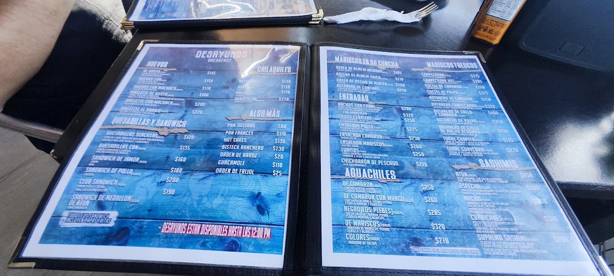 Mariscos El Paraje Photo Menu 9