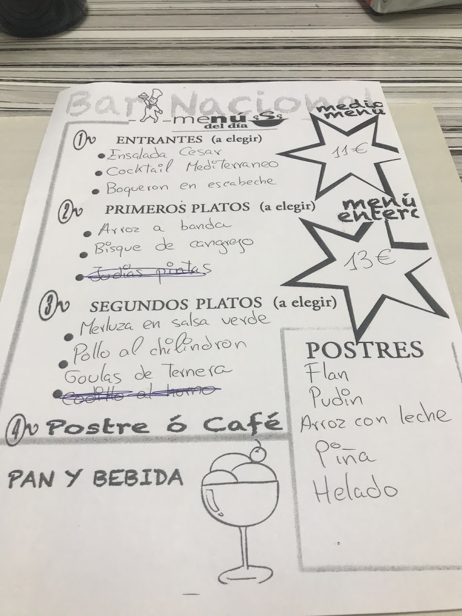 Bar Nacional Photo Menu 5