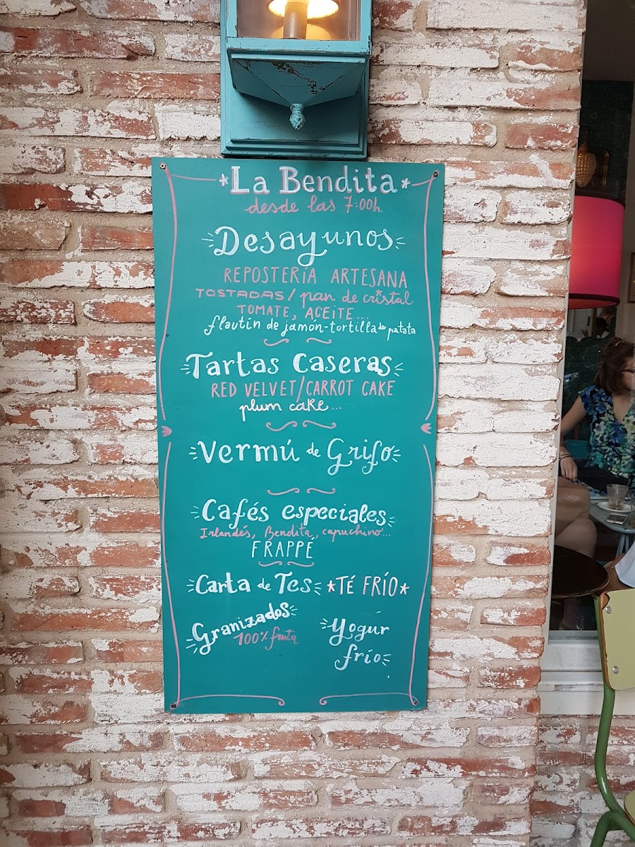 La Bendita Photo Menu 3