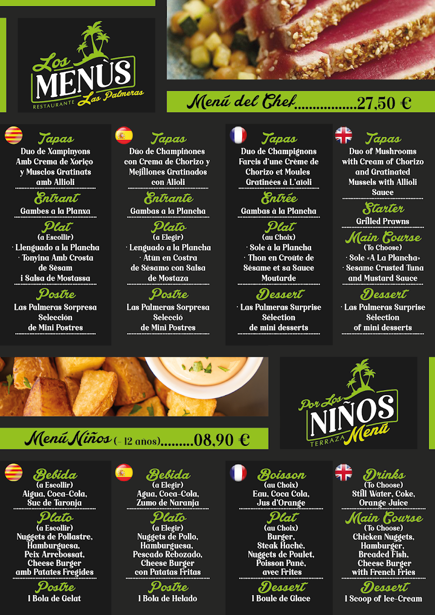 Restaurant Las Palmeras Photo Menu 2