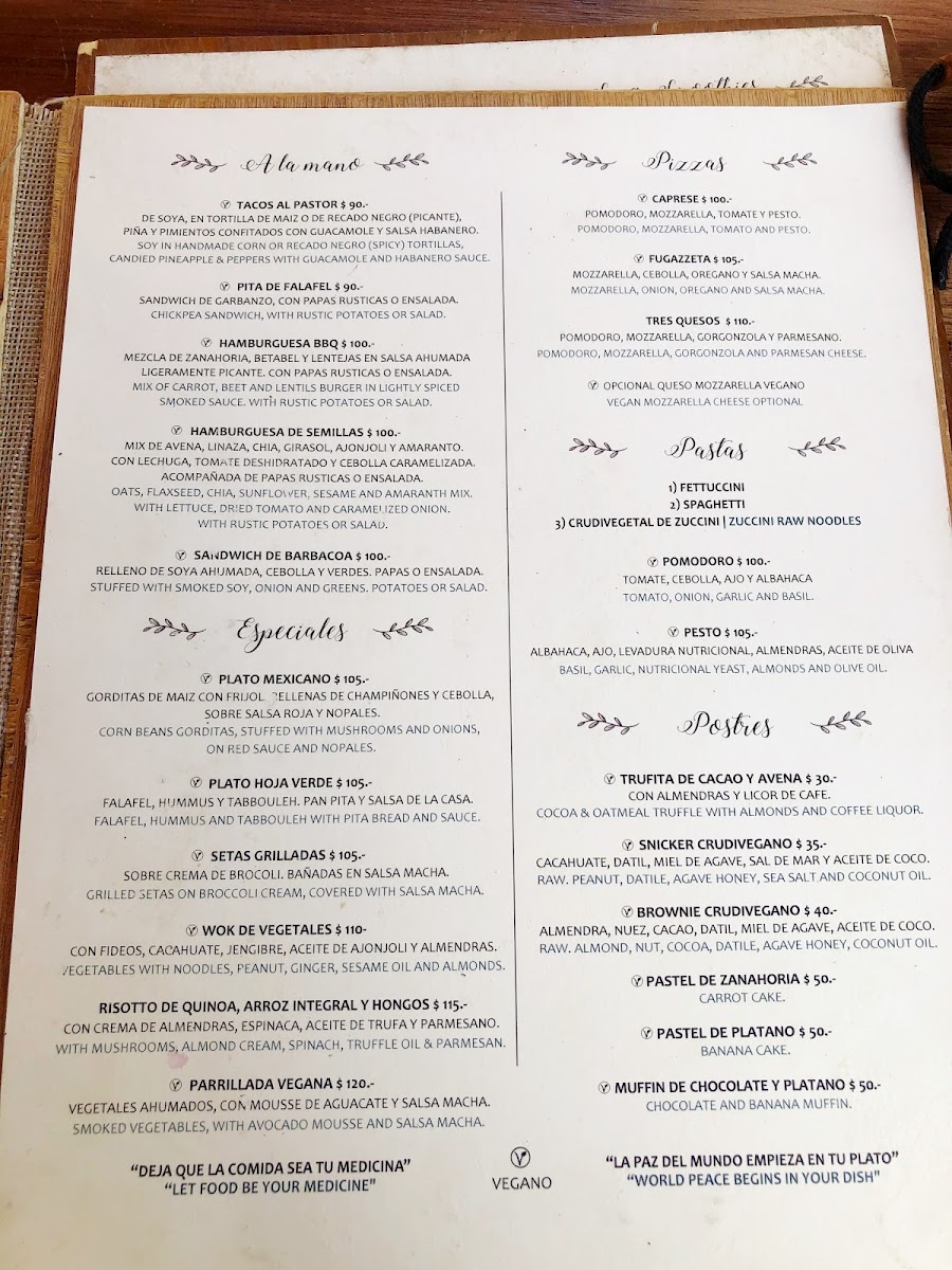 Le Kaat Photo Menu 10