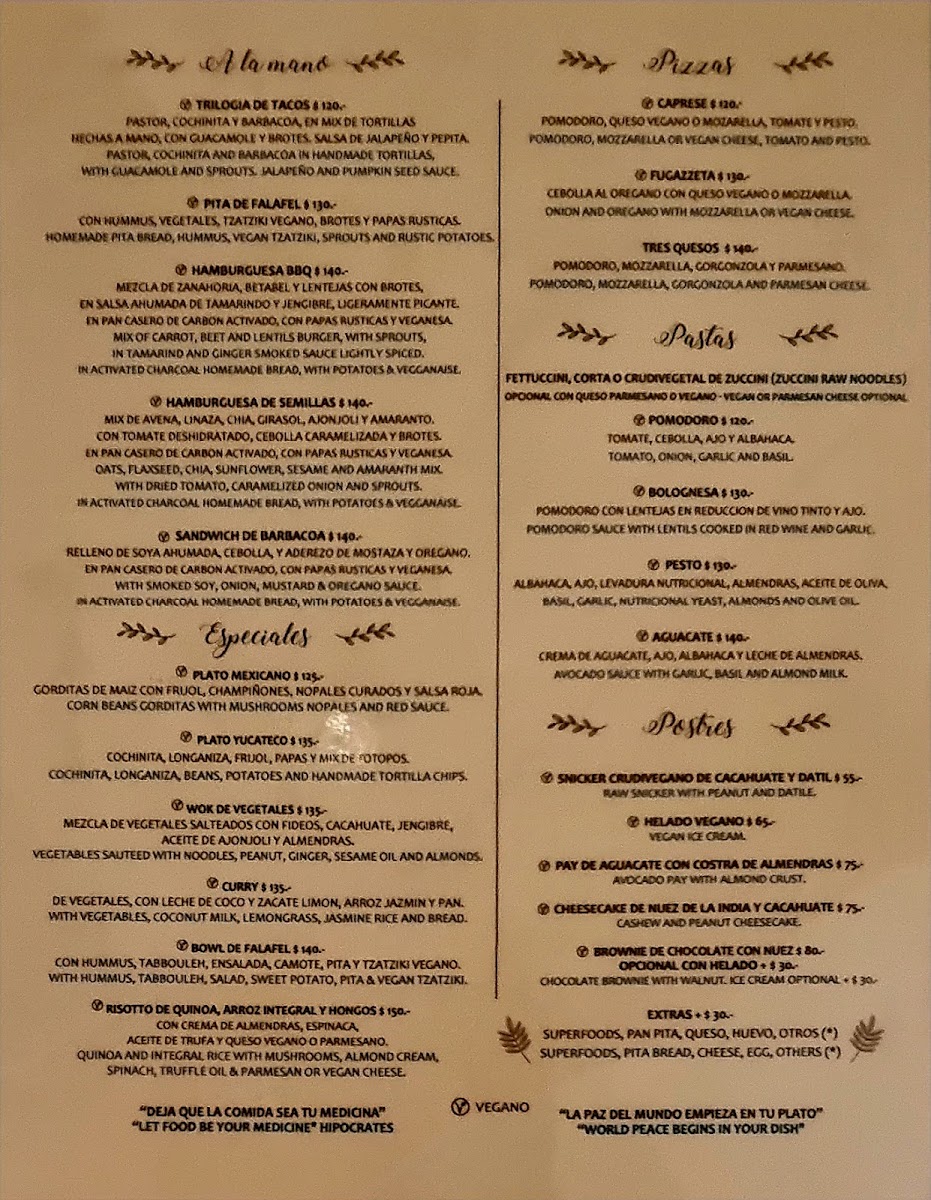 Le Kaat Photo Menu 8