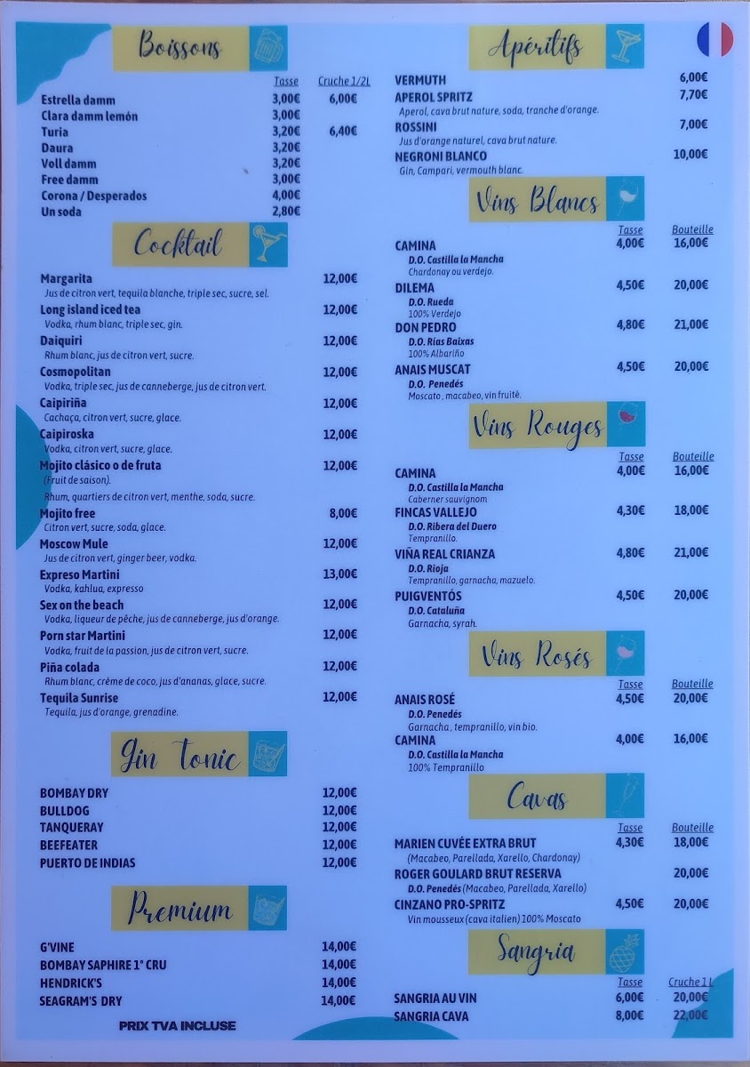 Restaurant Marisma Barceloneta Photo Menu 6