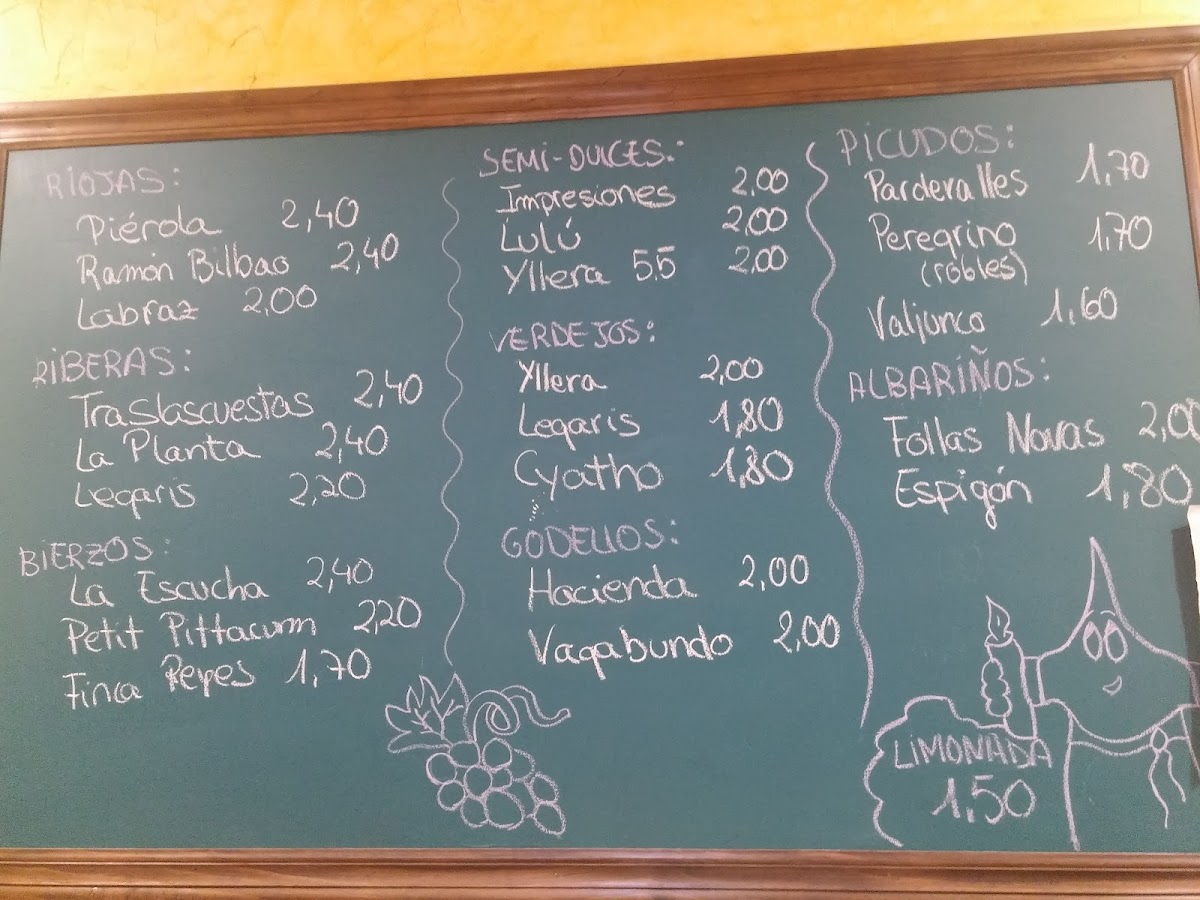 El Chorco Photo Menu 4