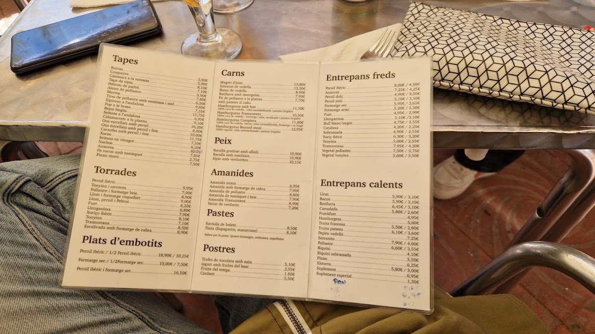 Tramuntana Photo Menu 3