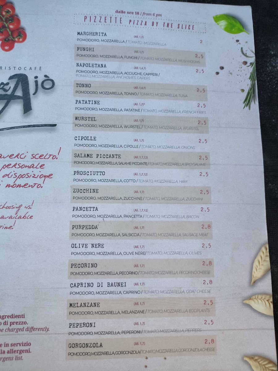 Ristorante PizzAjò Photo Menu 3