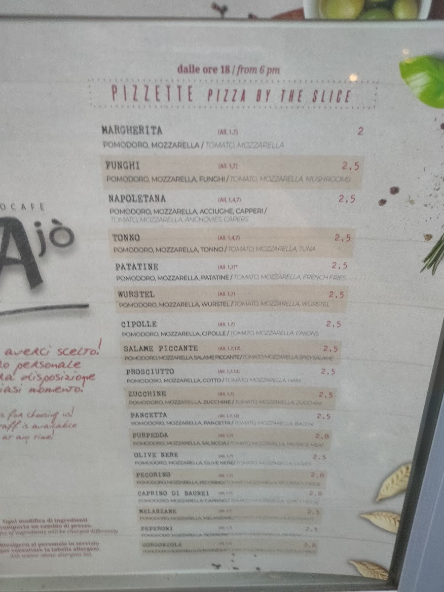 Ristorante PizzAjò Photo Menu 9