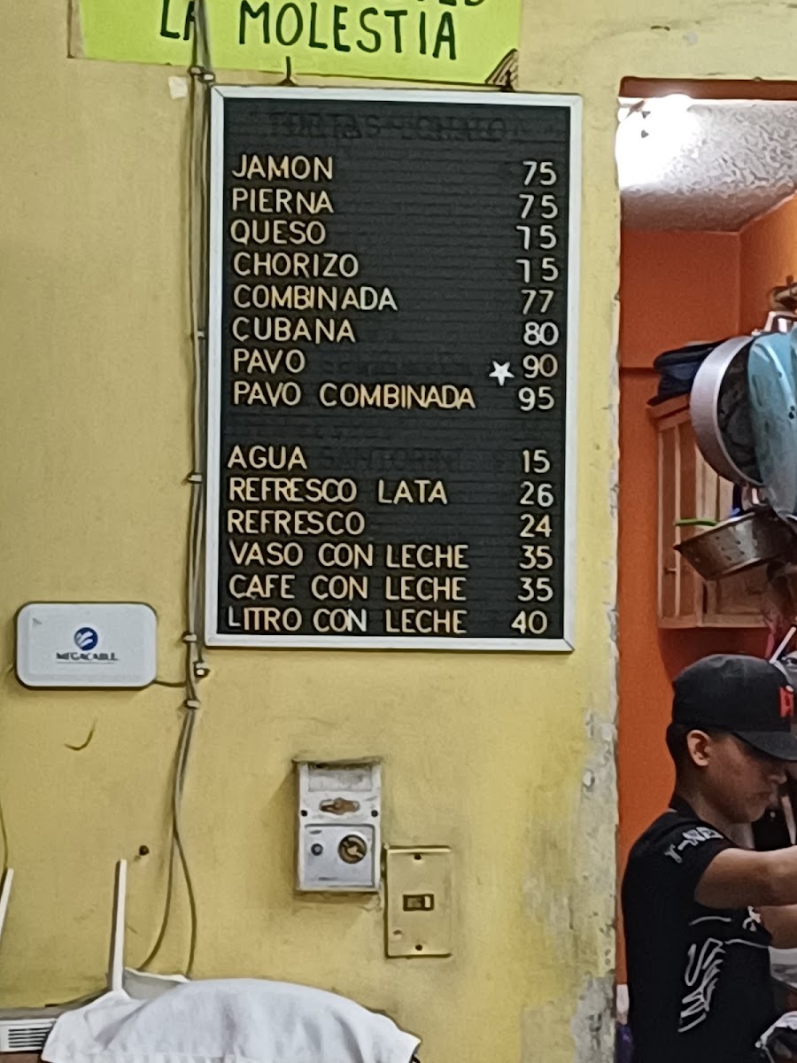 Tortas Chalo Photo Menu 1