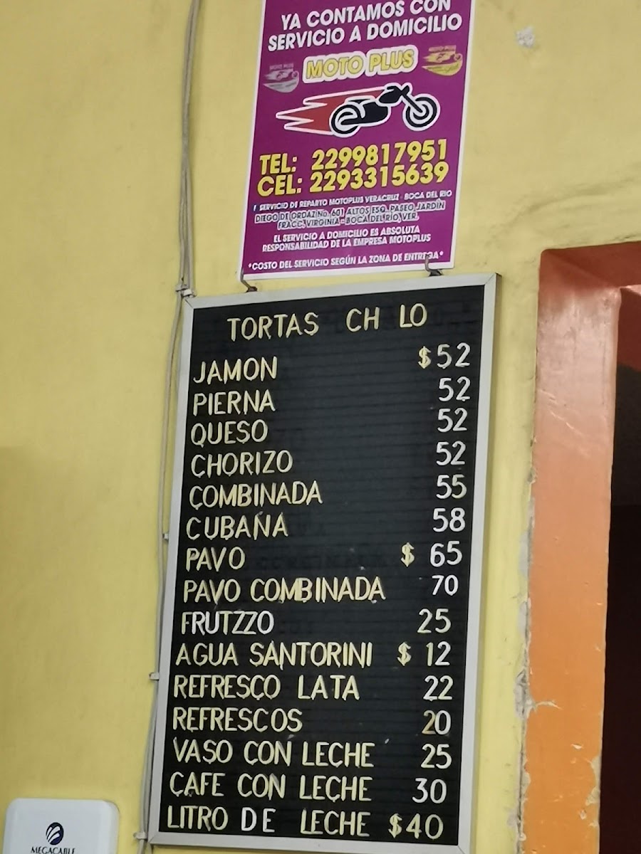 Tortas Chalo Photo Menu 3