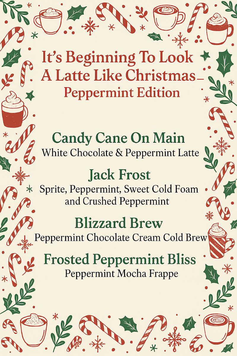 Milk & Honey Coffee Bar Photo Menu 1