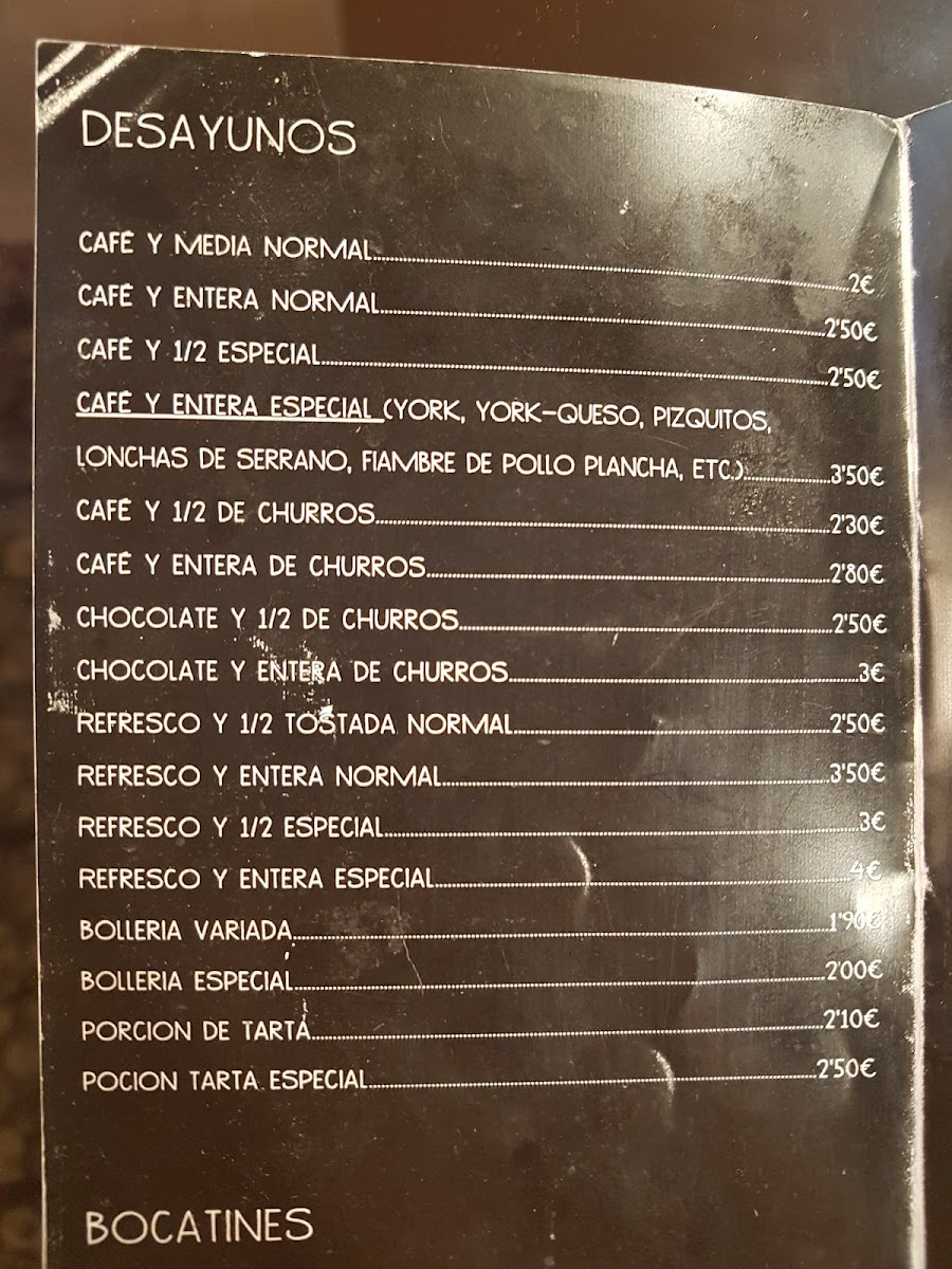 CHURROS BAR MARTA Photo Menu 3
