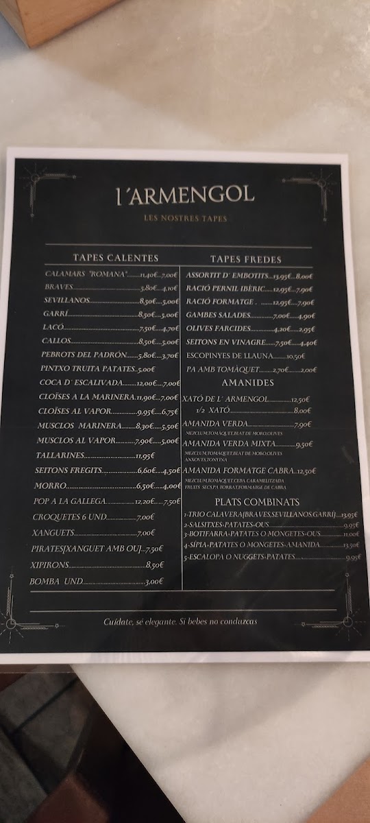 Restaurant l’Armengol Photo Menu 10