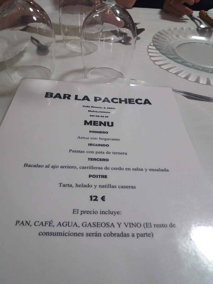 Bar La Pacheca Photo Menu 6